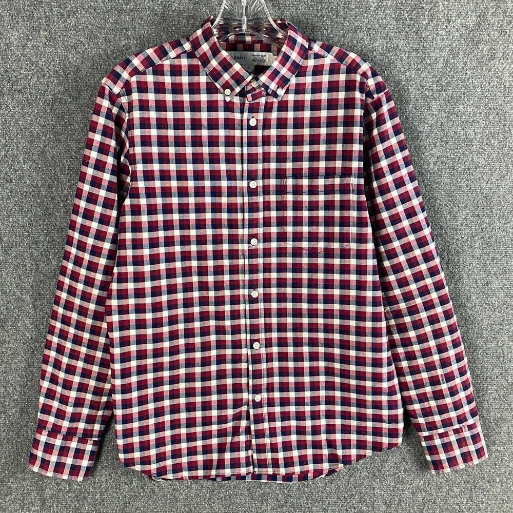 Old Navy Button Down Everyday‎ Shirt Men's Small Long Sleeve Regular Fit S